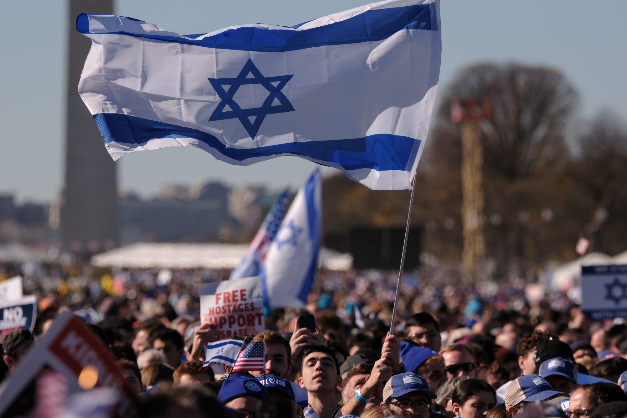 Americans March for Israel, Jewish Federations, The National Mall, November 14 2023, Chris A. Williams Photographer